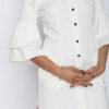 Cămașa dama tip rochie Clopot albă 2